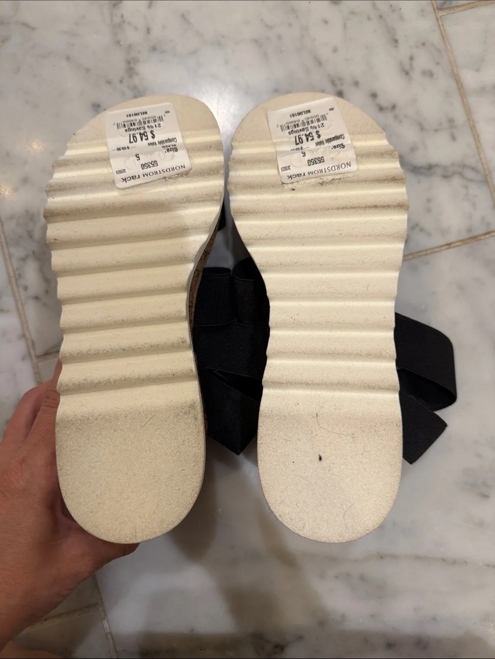 Steve Madden Bandi Elastic Flatform Sandal